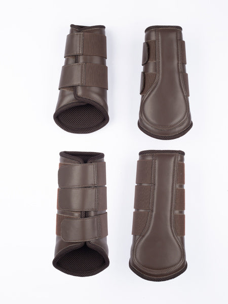 Brushing Boots Premium Mesh COFFEE, (Ft & Hind)