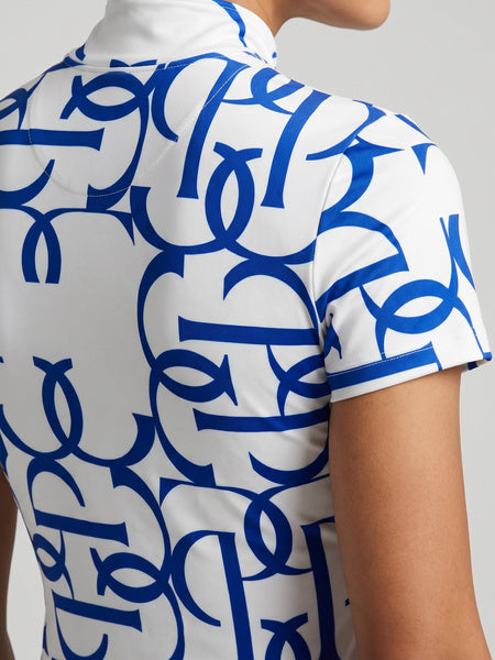 Shirt Vera Printed S/S, SAPPHIRE CRUSH