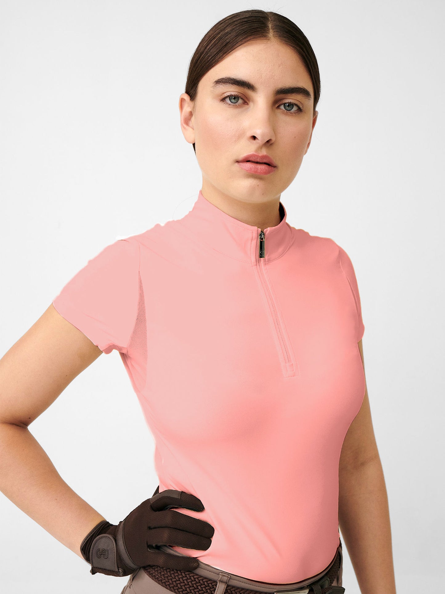 Shirt Everly Quote S/S, HORTENSIA PINK