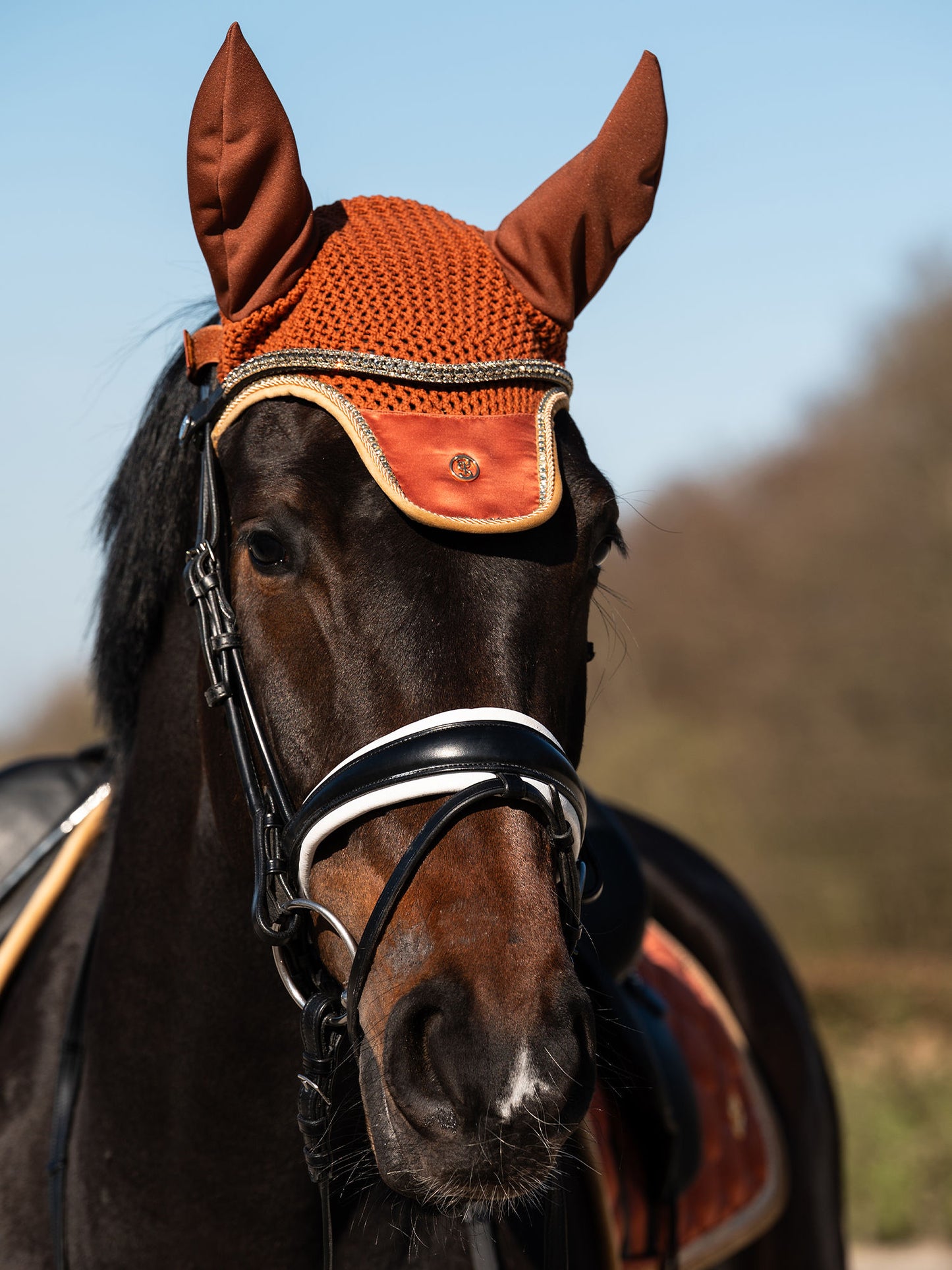 Fly Hat Vintage Monogram CHESTNUT BROWN