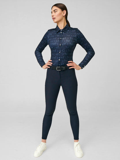 MS Estelle Running Horse L/S NAVY