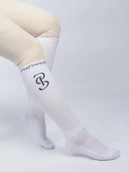 Riding Socks Sky WHITE 2-pack