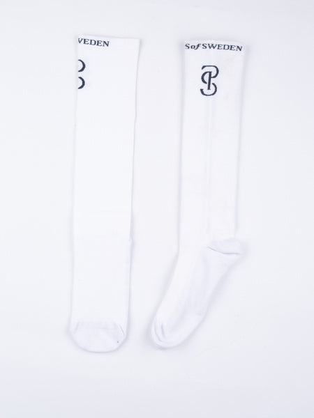 Riding Socks Sky WHITE 2-pack