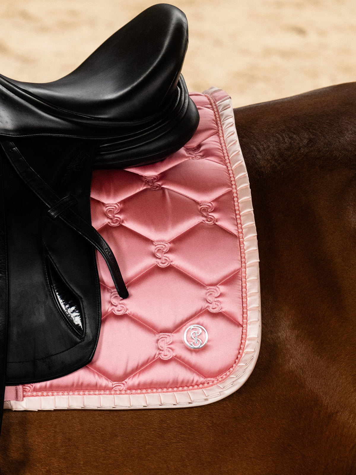 SP Ruffle Pearl VINTAGE PINK, Dressage