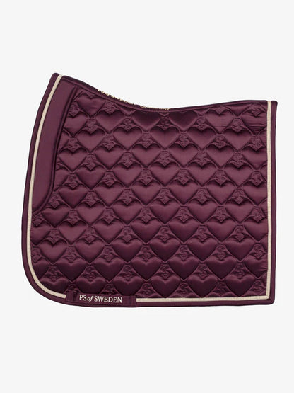 Bundle DRESSAGE HEART Saddle Pad and Fly Hat, Size Full