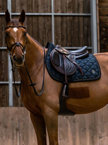 Bundle Tartan JUMP Saddle Pad and NAVY Halter