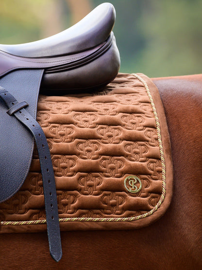 SP Velvet Monogram FUDGE Dressage