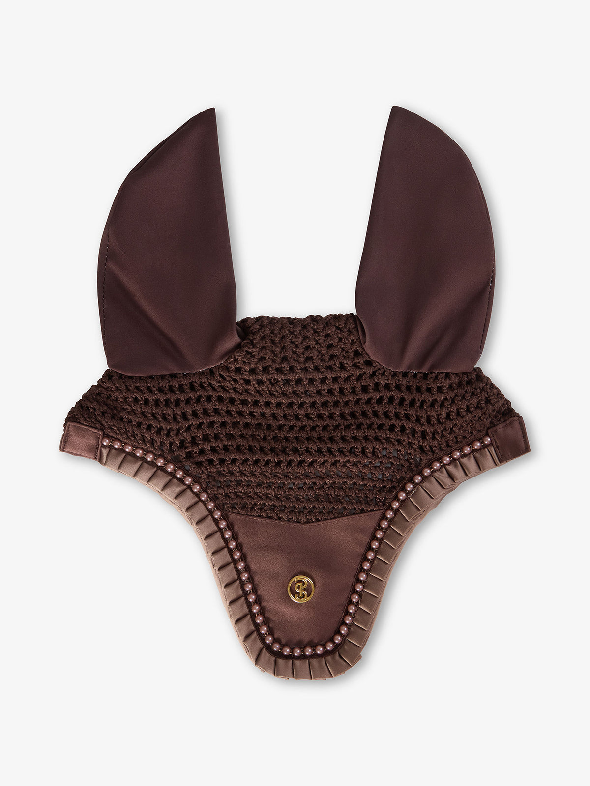 Fly Hat Ruffle Pearl EARTH BROWN
