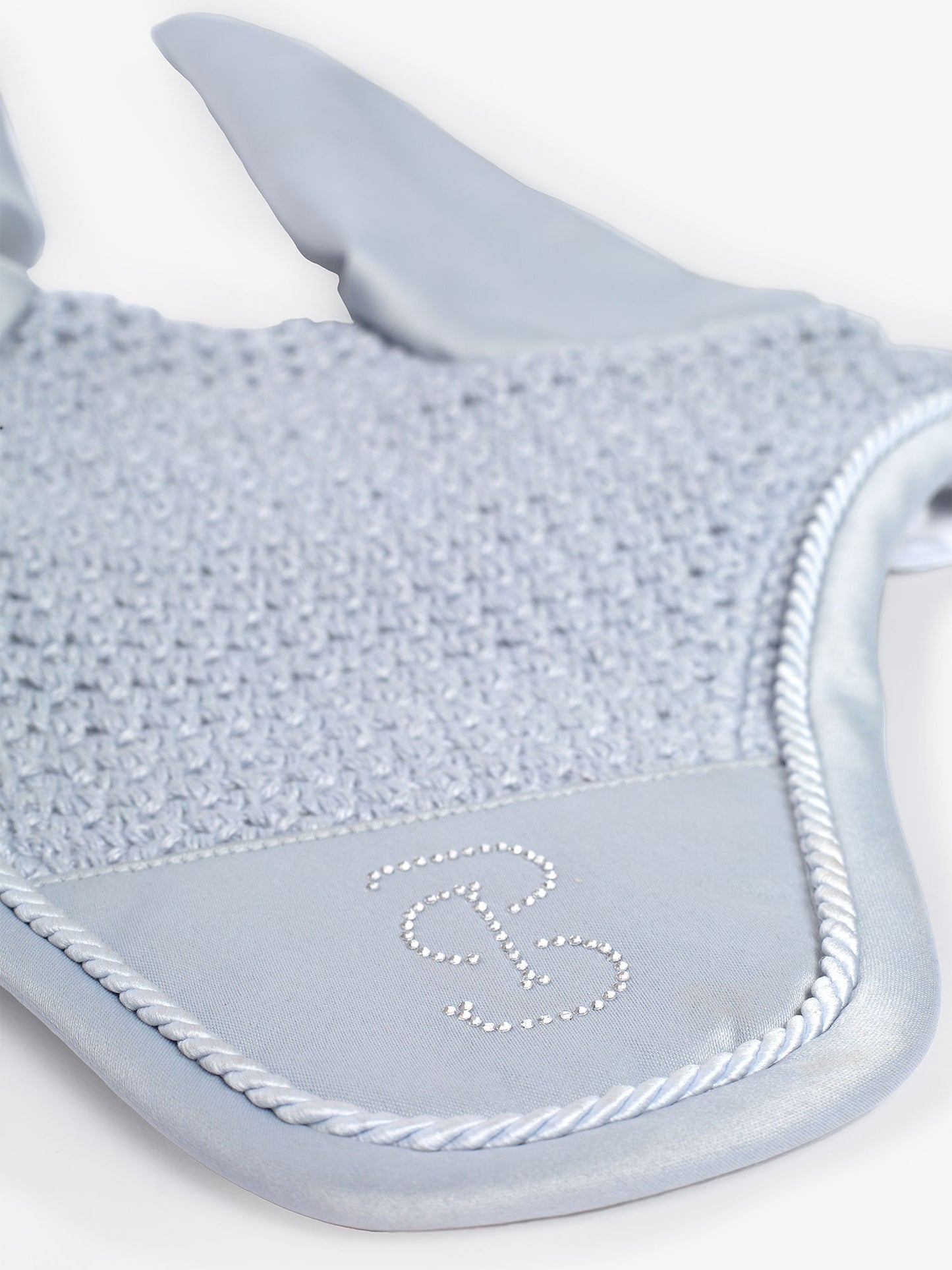 Fly Hat Crystal Satin BLUE Whisper