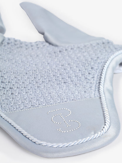 Fly Hat Crystal Satin BLUE Whisper