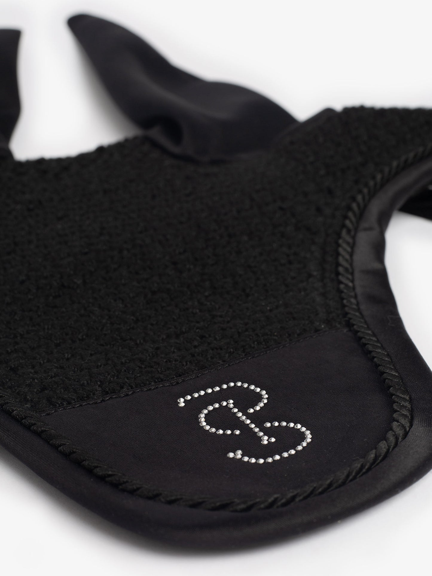 Fly Hat Crystal Satin BLACK