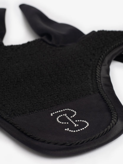 Fly Hat Crystal Satin BLACK