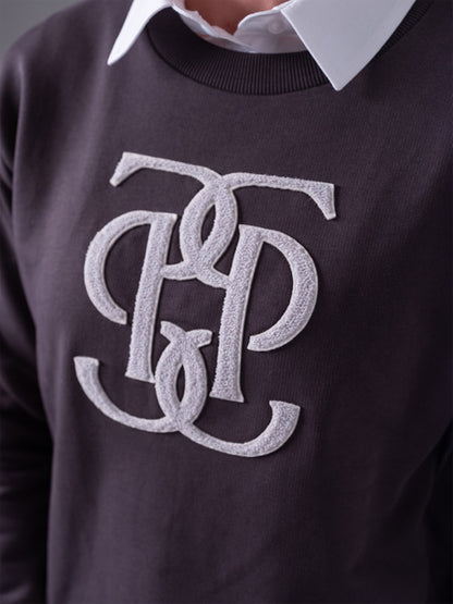 Sweatshirt Karla Monogram DARK GREY