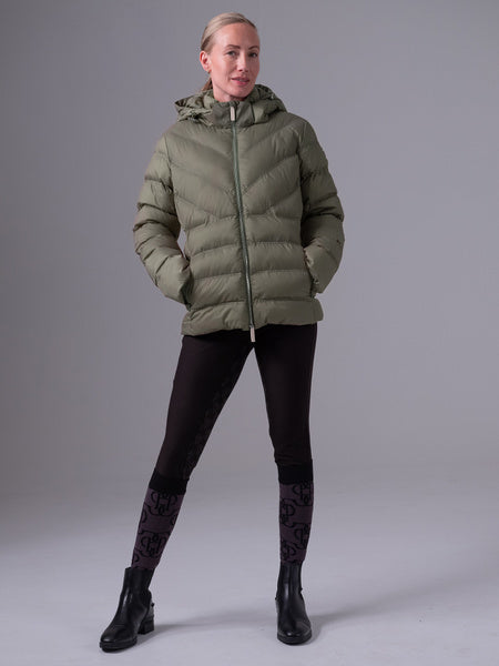Puffer Jacket Penelope VINTAGE GREEN