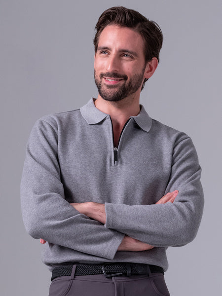 Polo Shirt Oliver DARK GREY MELANGE