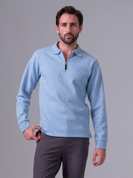 Polo Shirt Oliver BLUE MELANGE