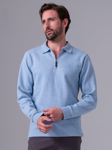 Polo Shirt Oliver BLUE MELANGE