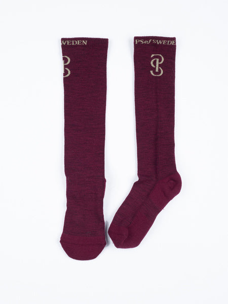 Riding Socks Marion Merino, PLUM