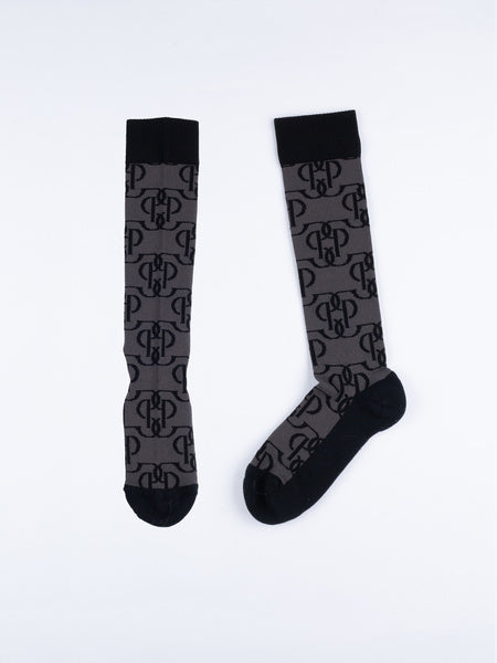 SOCKS Monogram MID GREY