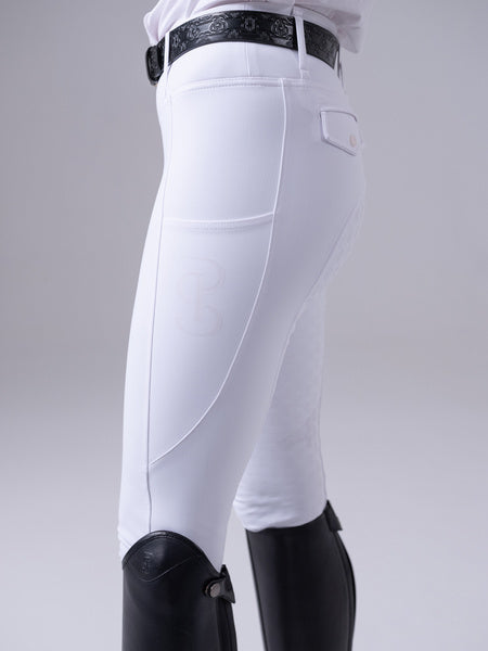 Riding Tights Katja HG, Competition WHITE