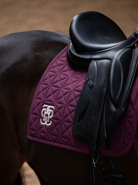 SP Diamond Quilt PLUM, Dressage