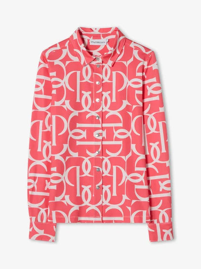 Shirt Valerie Printed L/S PINK GUAVA