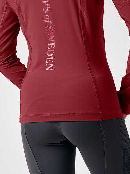 Shirt Claire L/S Airflow MIDNIGHT FUCHSIA