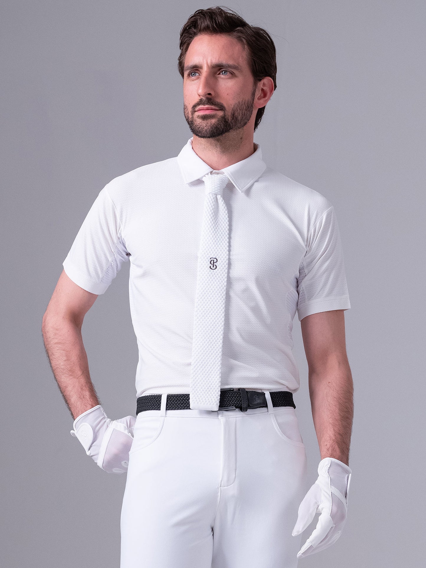 Frederik Knitted Competition Tie, WHITE