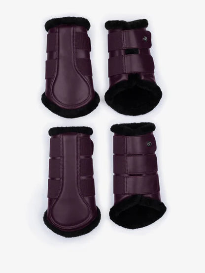 Bundle Premium Brushing/Bell Boots PLUM