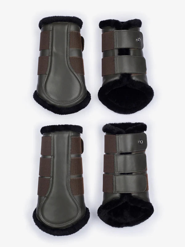 Bundle Premium Brushing/Bell Boots DARK GREY, COB