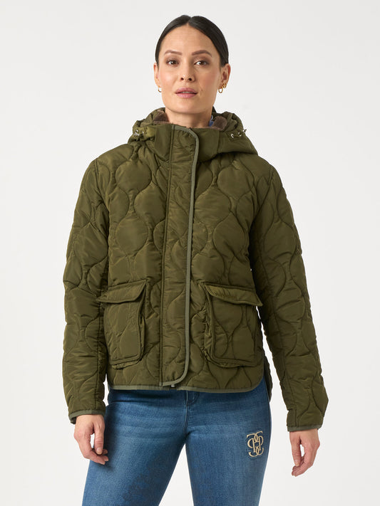 Jacket Lara Quilted, SEAWEED GREEN