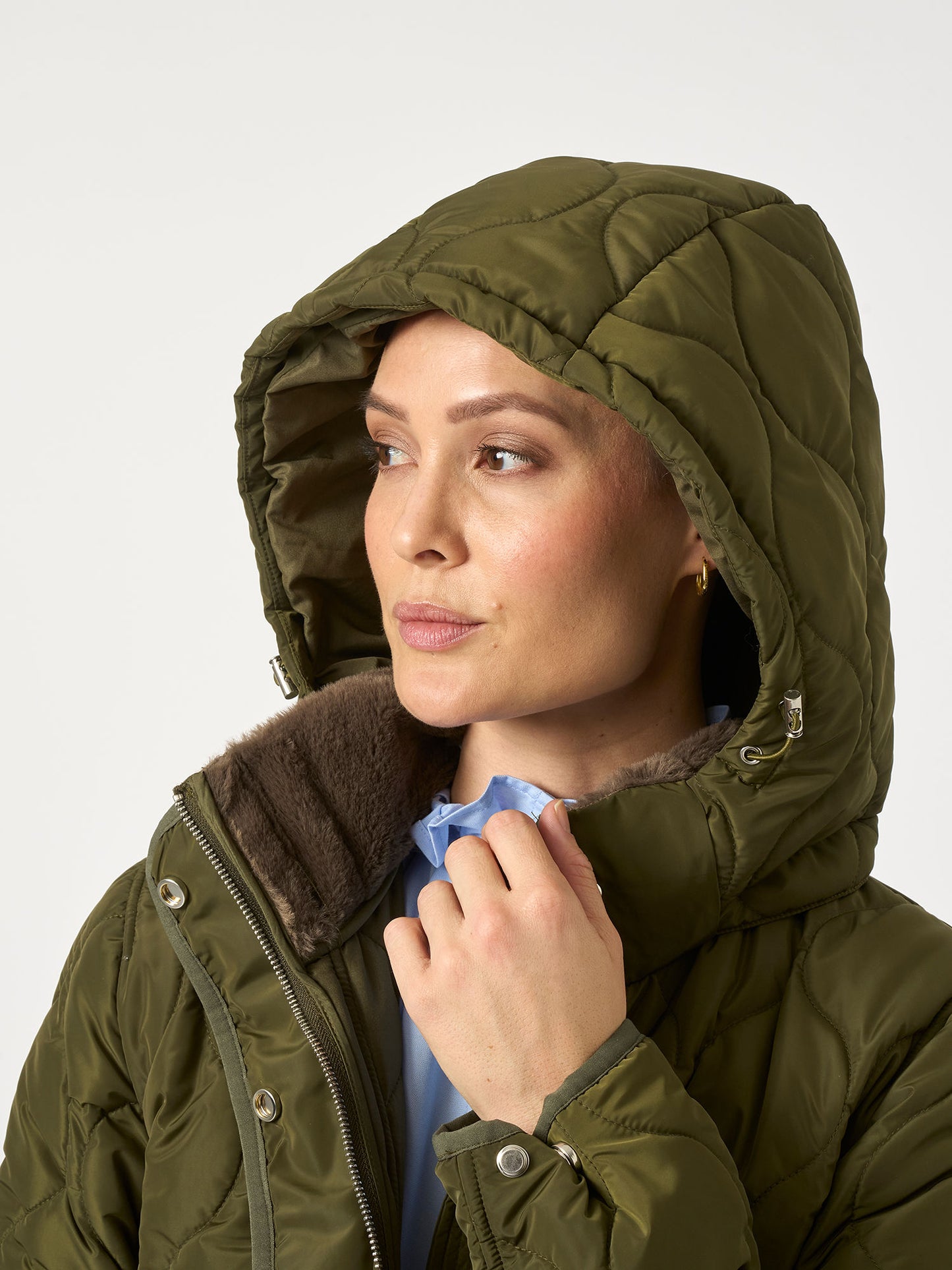 Jacket Lara Quilted, SEAWEED GREEN