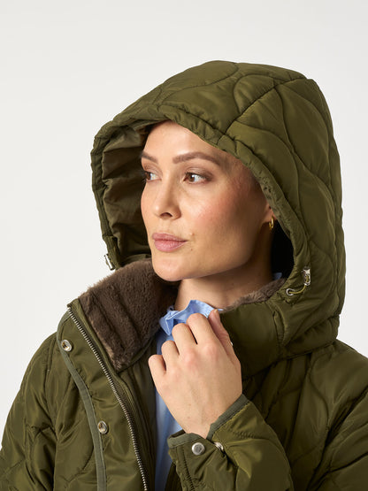 Jacket Lara Quilted, SEAWEED GREEN