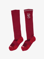 Load image into Gallery viewer, Riding Socks Natasha CHILLY RED 2-pack
