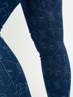 Load image into Gallery viewer, Breeches F/G Running Horse Denim
