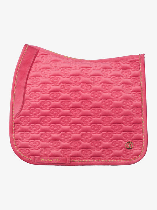 SP Velvet Monogram SCARLET PINK Dressage