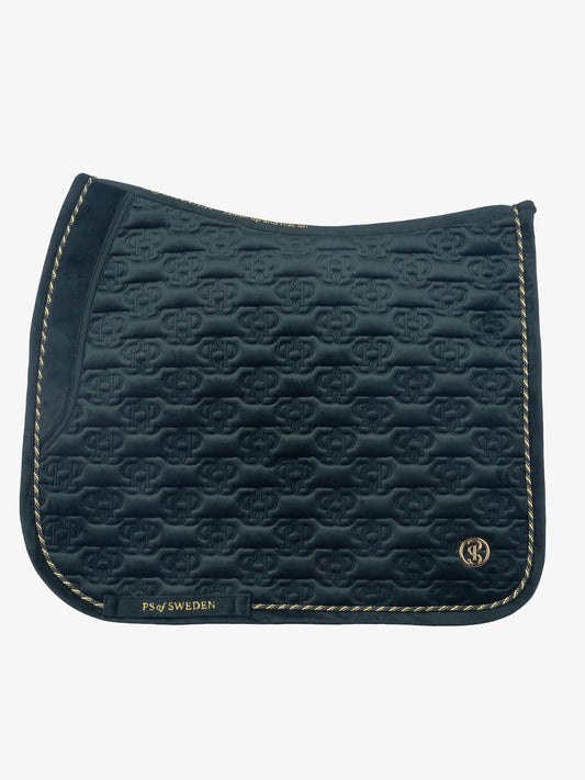 SP Velvet Monogram MIDNIGHT GREEN Dressage