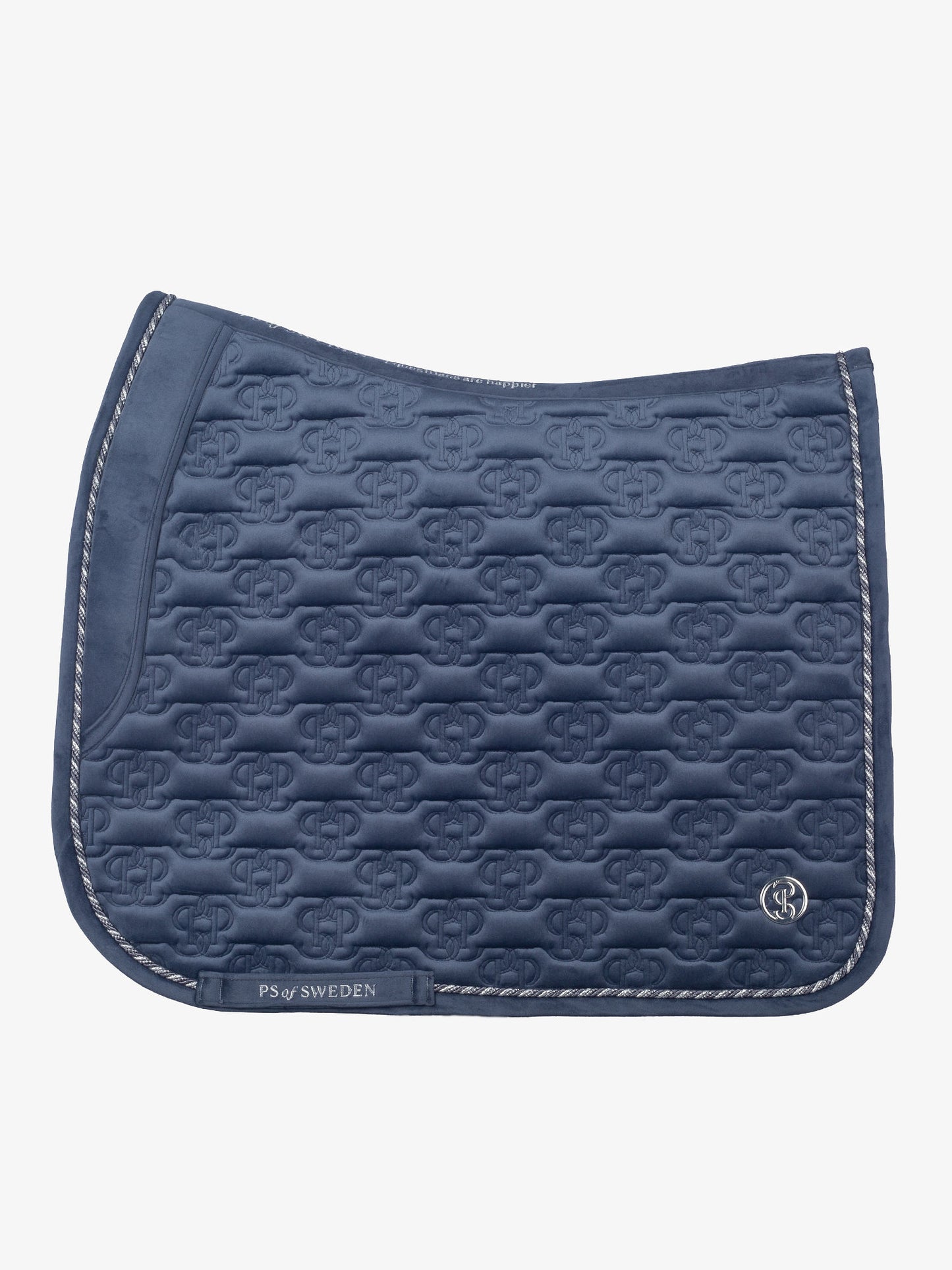 SP Velvet Monogram MIST BLUE Dressage