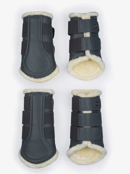 Bundle Premium Brushing/Bell Boots, STORM BLUE