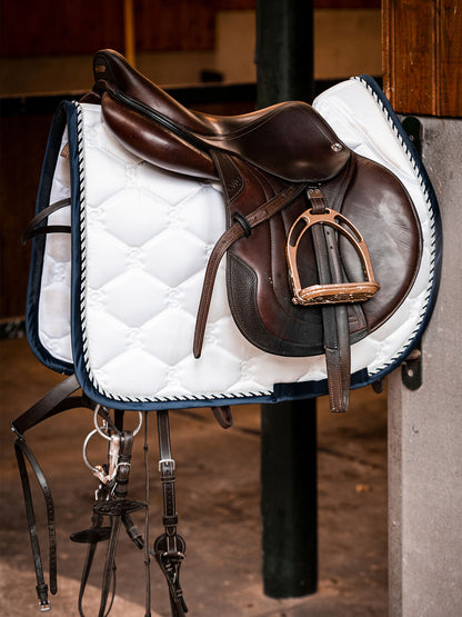 SP Signature WHITE/NAVY Dressage