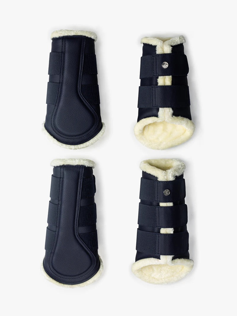 Brushing Boots NAVY (Front & Hind)
